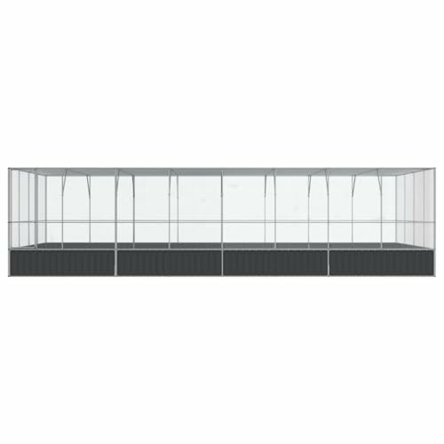 Large rectangular greenhouse with transparent panels.