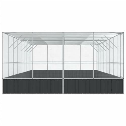 Metal frame structure with black base